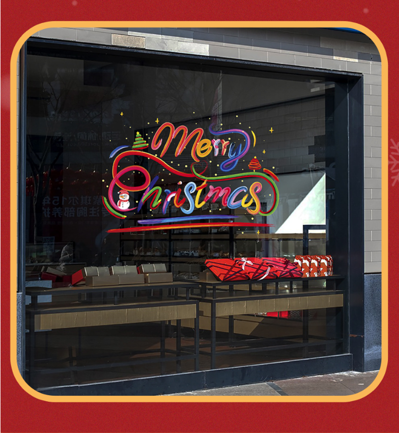 🎄 2026 New Year Window Stickers ✨