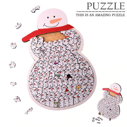 🎁 Early Christmas Sale 🎅Morandi-Colored Cat Shaped Wooden Jigsaw Puzzle