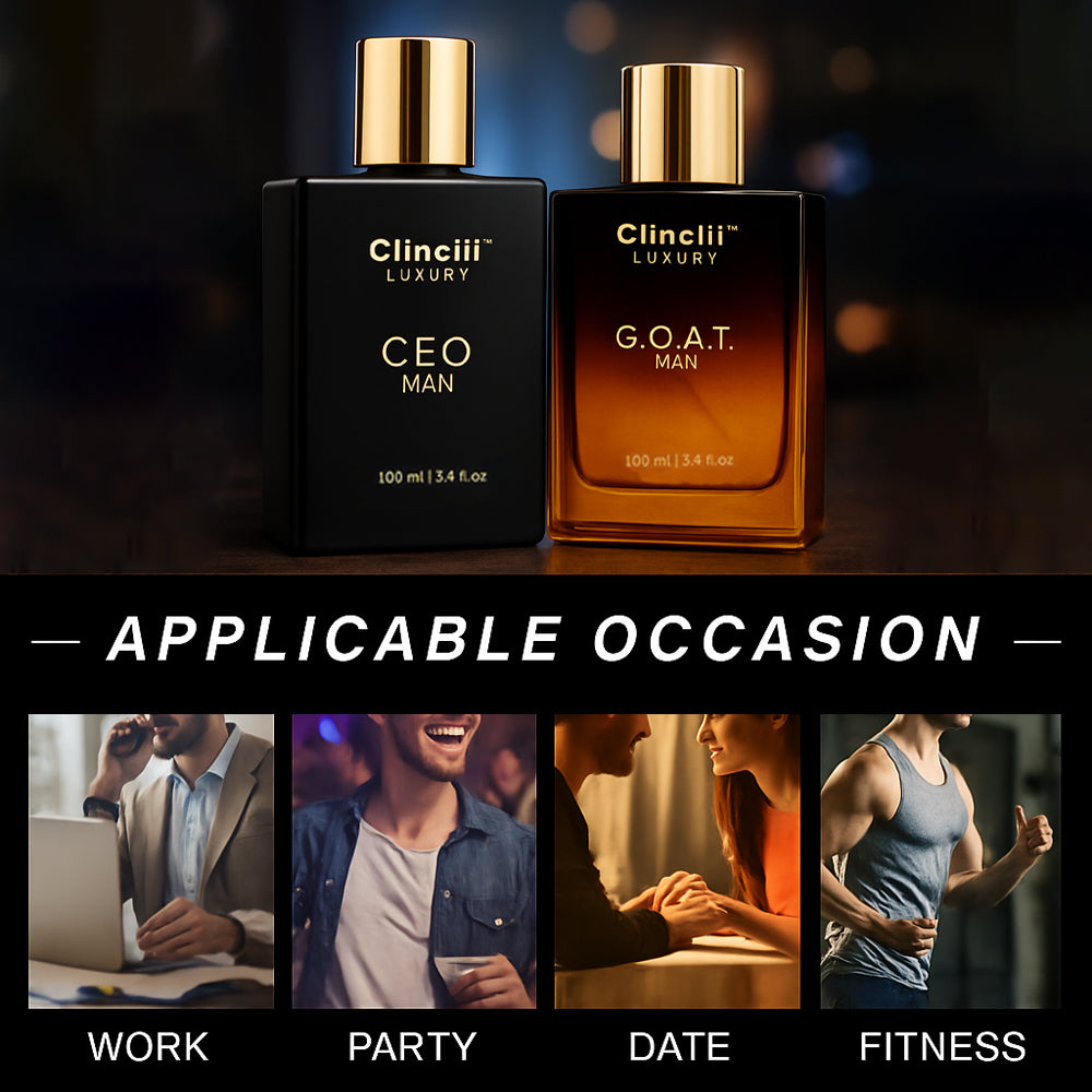 Final 3 Hours: 57%OFF🔥Gentlemen’s Fragrance Set with CEO MAN Perfume & G.O.A.T MAN Aroma