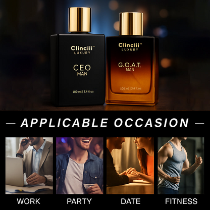 Final 3 Hours: 57%OFF🔥Gentlemen’s Fragrance Set with CEO MAN Perfume & G.O.A.T MAN Aroma