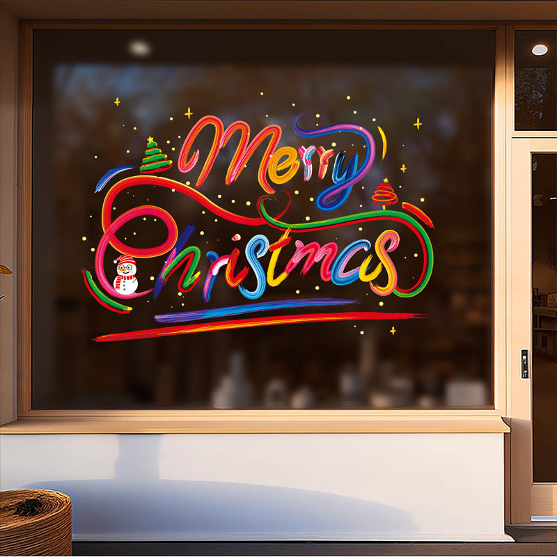 🎄 2026 New Year Window Stickers ✨