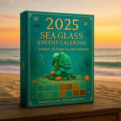 🔥Limited Edition, Only 100 Sets Left! - 🌊2025 Sea Glass Advent Calendar · Ocean Treasures